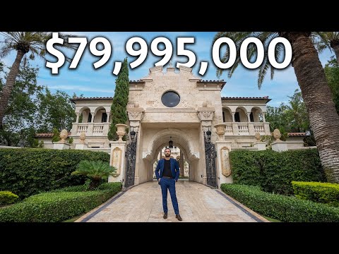 Touring a $79,995,000 Oceanfront Florida MEGA MANSION