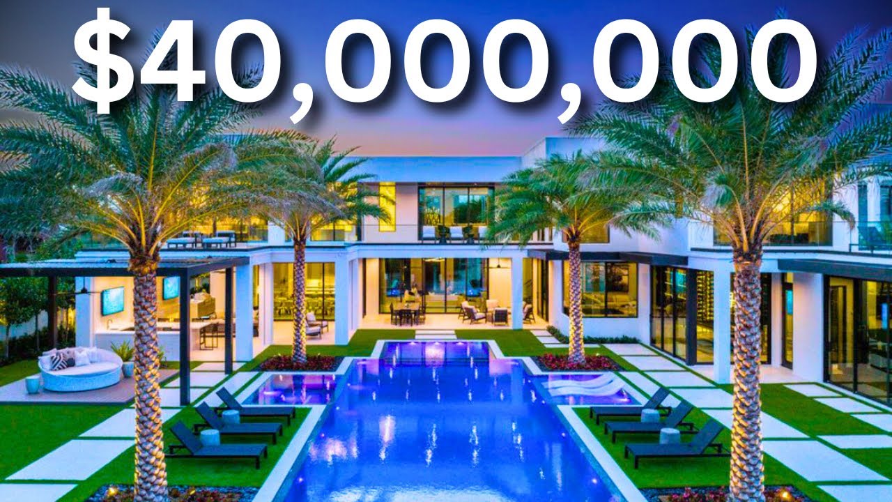 LIVE Like a Billionaire in THIS $40M Boca Raton Mansion!