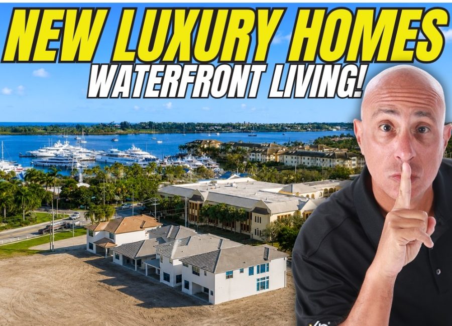 We Found the NEWEST Luxury Waterfront Homes in West Palm Beach!