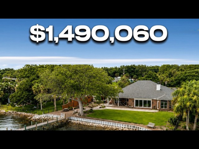 $1,490,060 St. Johns River Home Tour — Private Dock & High Ground