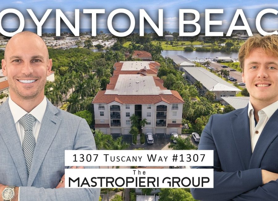Inside This Condo at Tuscany on the Intracoastal | Larry Mastropieri Tours Boynton Beach