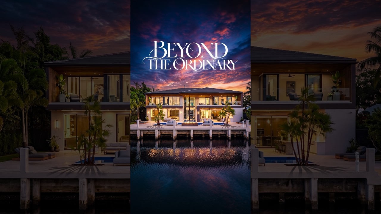 Inside a $10 MILLION Waterfront Mansion in Fort Lauderdale | #realestate #home #dream