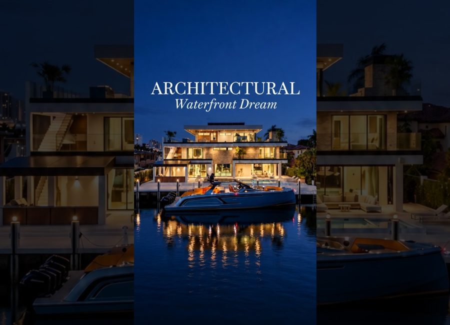 Inside a Brand-New Waterfront Masterpiece in Florida | #realestate #home #dream