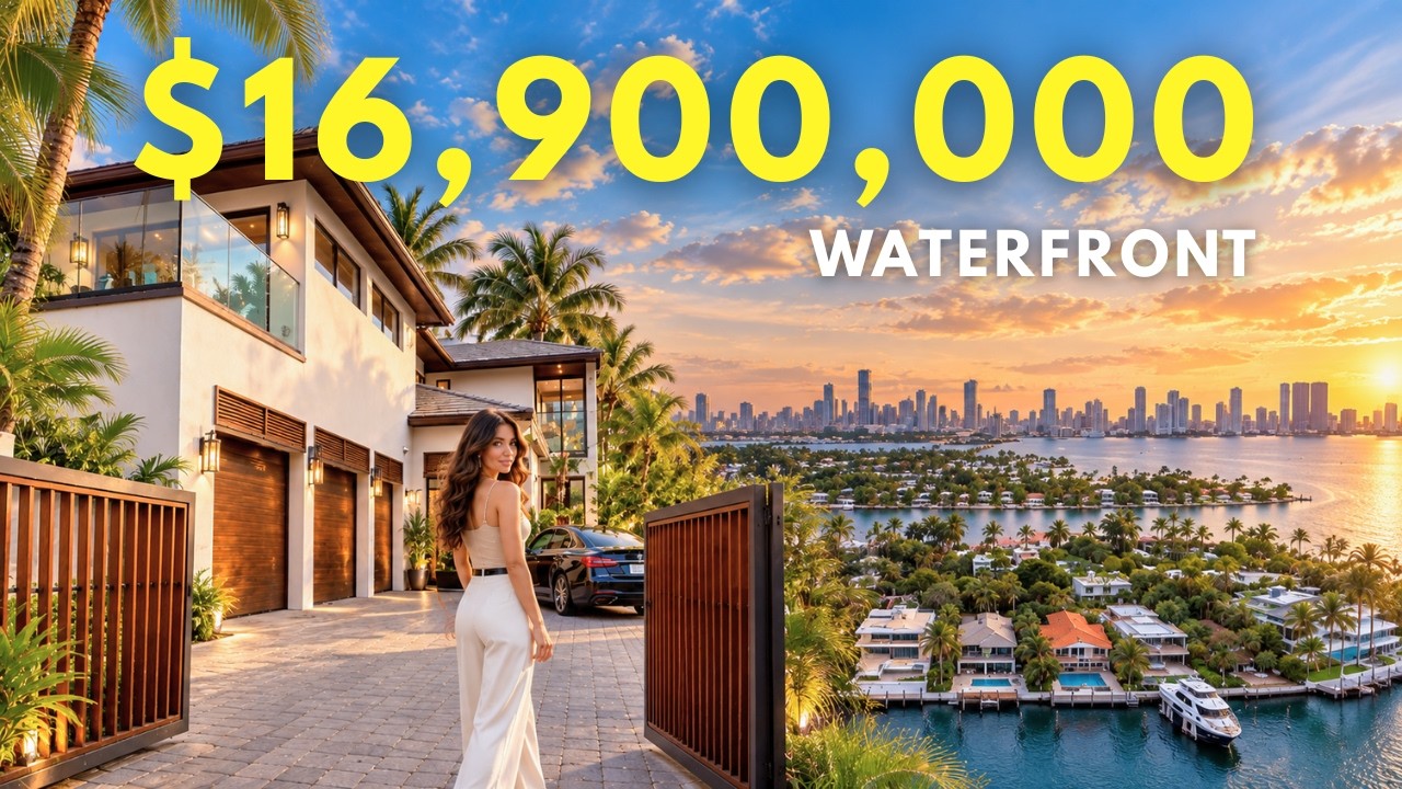 Miami Beach Without the Chaos | Venetian Islands Waterfront Home Tour