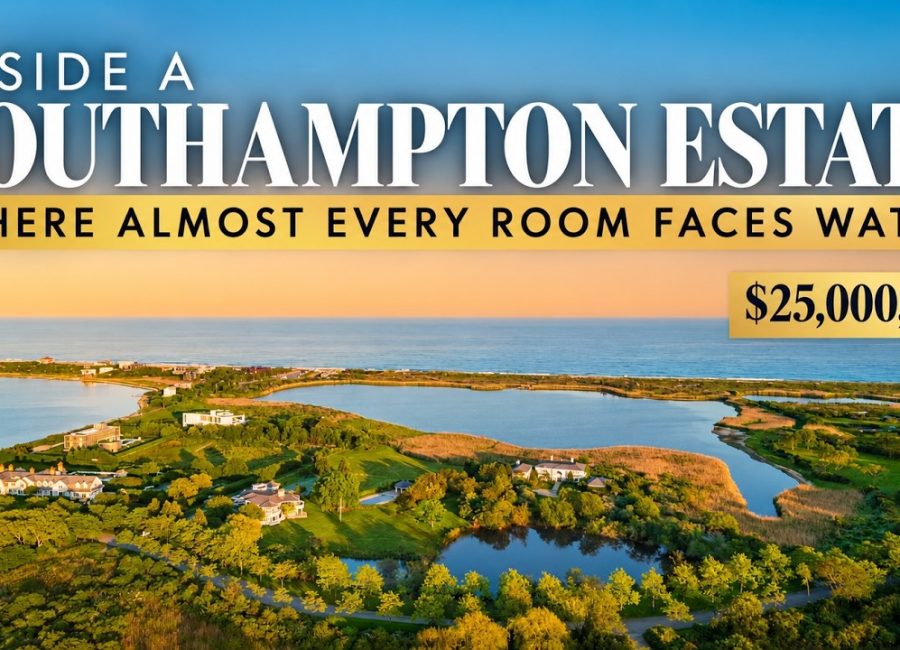 Inside a Southampton Estate Where Almost Every Room Faces Water