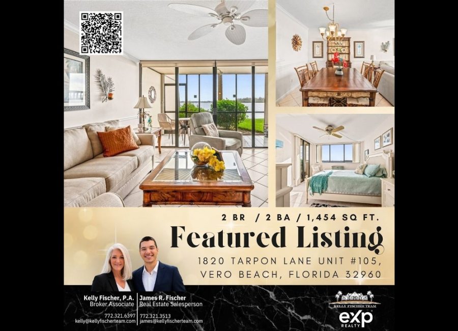 FEATURED LISTING | 1820 Tarpon Lane #105, Vero Beach, FL 32960 🏡