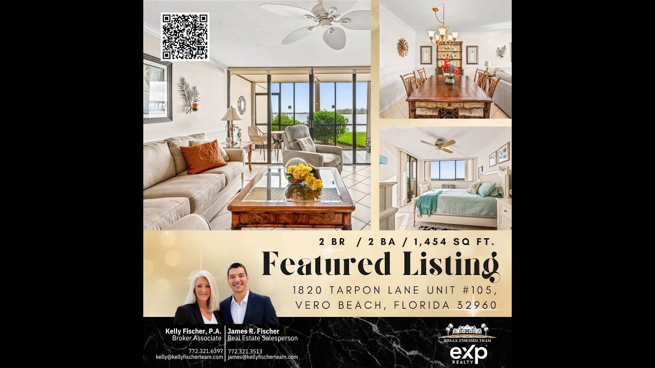 FEATURED LISTING | 1820 Tarpon Lane #105, Vero Beach, FL 32960 🏡