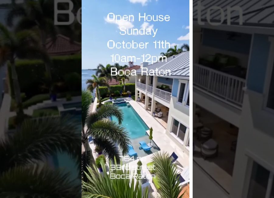 Boca Raton Waterfront Open House | Oct 11, 10 AM–2 PM | 764 NE 33rd St