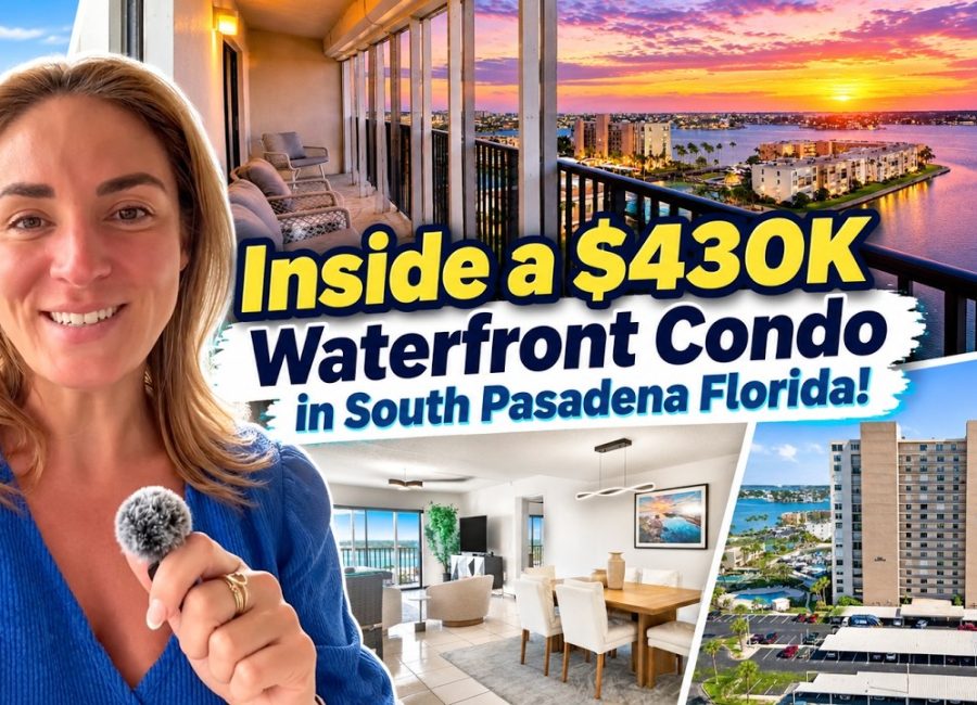 Inside a $430K Waterfront Condo in South Pasadena Florida!