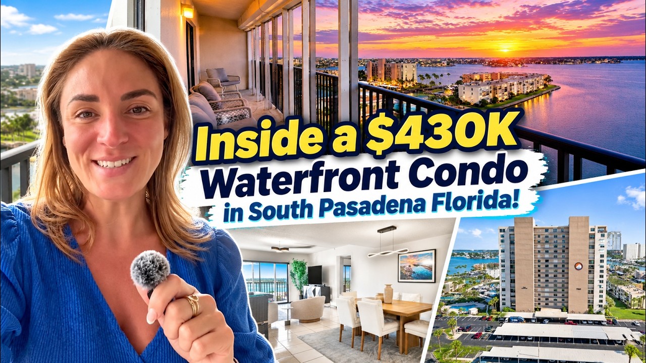 Inside a $430K Waterfront Condo in South Pasadena Florida!